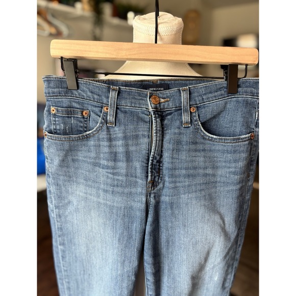 J.CREW‎ 9" Women's Toothpick Jean in Rip & Repair Wash Size 29 - Picture 10 of 16